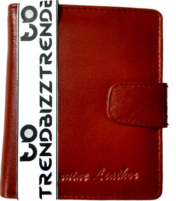 

TrendBizz Men Brown Genuine Leather Wallet(8 Card Slots)
