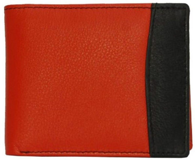 

hydensyde Men Orange Genuine Leather Wallet(3 Card Slots)