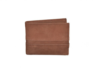 

hydensyde Men Brown Genuine Leather Wallet(6 Card Slots)