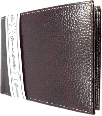 

Rockwell fashion Men Brown Genuine Leather Wallet(6 Card Slots)