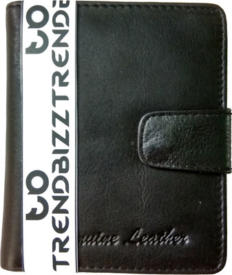 

TrendBizz Men Black Genuine Leather Wallet(8 Card Slots)