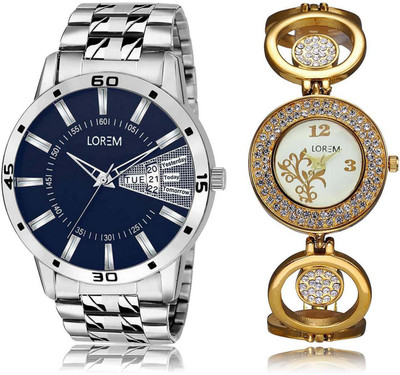 

LOREM SR-102-204 Attractive Multicolor Round Boy's & Girl's Metal Bracelet Watch - For Men & Women