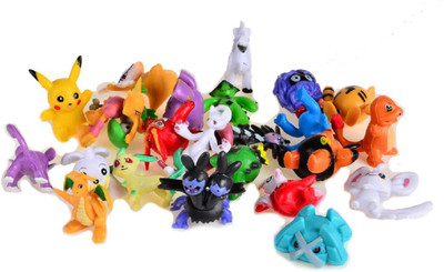 

imodish Pokemon GO Set Of 24 Pcs Random Pokemon Action Figure(Multicolor)
