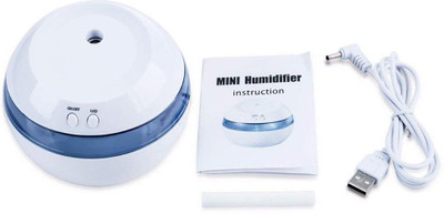 

Zahuu Portable Ultrasonic Aroma Humidifier with LED Light Portable Room Air Purifier(White)