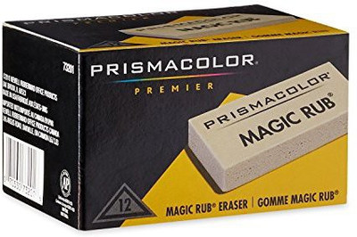 

Prismacolor 73201 Magic Rub Vinyl Drafting Erasers, 12-Count