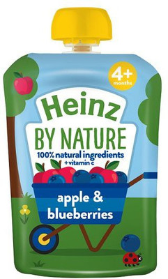

Heinz Apple And Blueberries Puree 100g Cereal(100 g, 4+ Months)