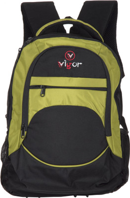 

Vigor ROUND WIRE 25 L Backpack(Black, Green)