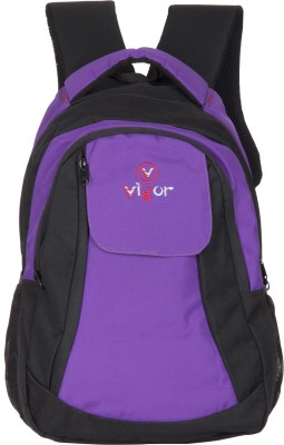 vigor FLAP 25 L Backpack(Purple, Black)