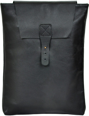 

HYDENSYDE Black pure leather backpack Waterproof Backpack(Black, 3 L)