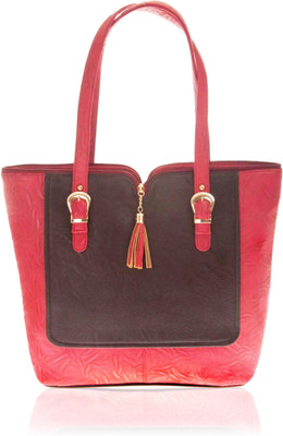 

Dutty Faux Leather Solid Maroon Zipper Closure Handbag Shoulder Bag(Maroon, 5 L)