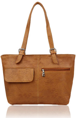 

Dutty Faux Leather Solid Yellow Zipper Closure Formal Bag Shoulder Bag(Yellow, 5 L)