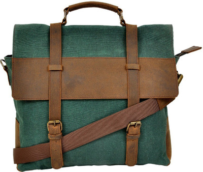 

HYDENSYDE Multicolor casual office messenger bag Waterproof Messenger Bag(Green, 5 L)