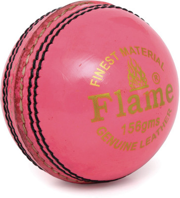 

SUNLEY Flame Pink Cricket Leather Ball(Pack of 1, Pink)