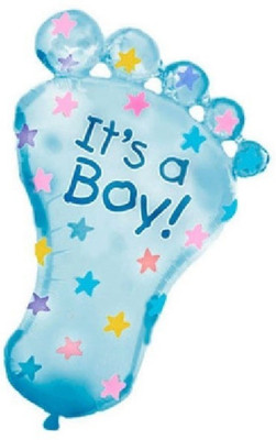 

Theme My Party Printed It's A Boy Foil Balloon (Feet Shaped) (Pack of 1) Balloon(Multicolor, Pack of 1)