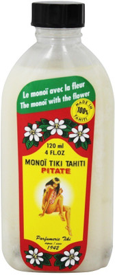 

Monoi Tiare Tahiti Coconut Oil Pitate (Gardenia) 4 Fl. Oz.(120 ml)