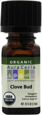 

Aura Cacia Essential Oil Organic Clove Bud 0.25 Fl. Oz.(7.4 ml)