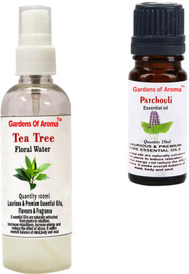 

Gardens Of Aroma Tea Tree Floral Water And Patchouli Essential Oil(110 ml)