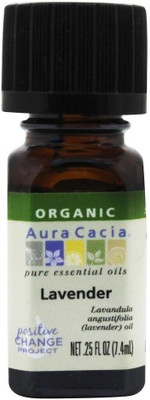 

Aura Cacia Essential Oil Organic Lavender 0.25 Fl. Oz.(7.4 ml)
