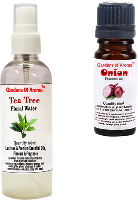 

Gardens Of Aroma Tea Tree Floral Water And Onion Essential Oil(110 ml)