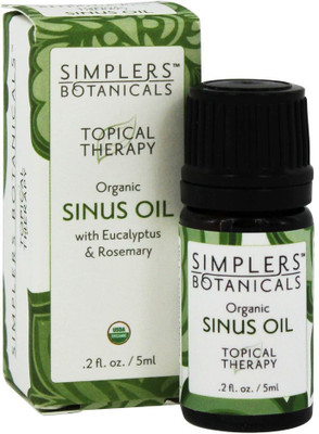 

Simplers Botanicals Topical Therapy Organic Sinus Oil 0.2 Fl. Oz.(5 ml)
