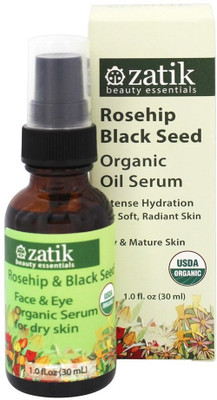 

Zatik Beauty Essentials Rosehip Black Seed Organic Oil Serum 1 Fl. Oz.(30 ml)