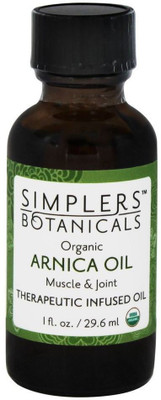

Simplers Botanicals Organic Therapeutic Infused Oil Arnica 1 Fl. Oz.(29.6 ml)
