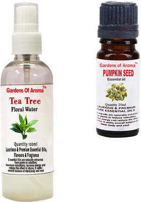 

Gardens Of Aroma Tea Tree Floral Water And Pumkinseed Essential Oil(110 ml)