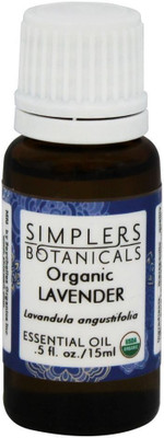 

Simplers Botanicals Organic Essential Oil Lavender 0.5 Fl. Oz.(15 ml)