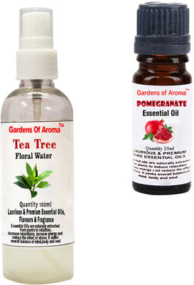 

Gardens Of Aroma Tea Tree Floral Water And Pomegranate Essential Oil(110 ml)
