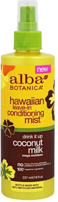 

Alba Botanica Hawaiian Leave-In Conditioning Mist Coconut Milk 8 Fl. Oz.(237 ml)