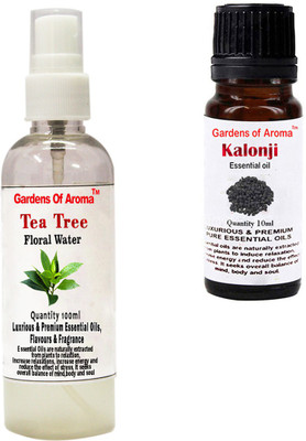 

Gardens Of Aroma Tea Tree Floral Water And Kalonji Essential Oil(110 ml)