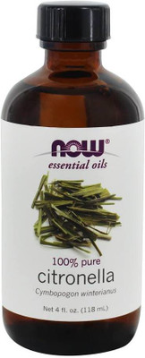 

Now Foods Pure Essential Oil Citronella 4 Fl. Oz.(118 ml)