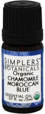 

Simplers Botanicals Organic Essential Oil Chamomile Moroccan Blue 0.07 Fl.(2 ml)