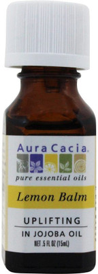 

Aura Cacia Pure Essential Oils Uplifting Lemon Balm 0.5 Oz.(15 ml)