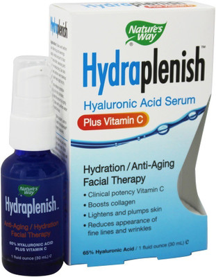 

Nature's Way Hydraplenish Hyaluronic Acid 65% Serum Plus Vitamin C 1 Fl.(30 ml)