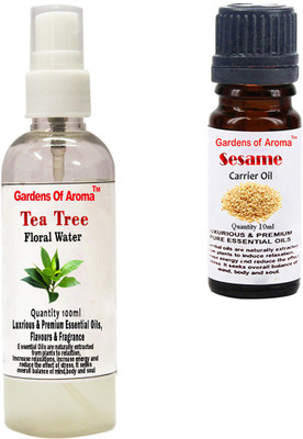 

Gardens Of Aroma Tea Tree Floral Water And Sesame Essential Oil(110 ml)