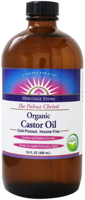 

Heritage Organic Castor Oil Hexane Free 16 Fl. Oz.(480 ml)