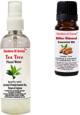 

Gardens Of Aroma Tea Tree Floral Water And Bitter Almond Essential Oil(110 ml)