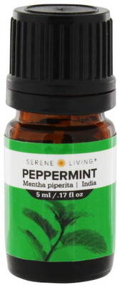 Serene Living Essential Oil Peppermint 0.17 Fl. Oz.(5 ml)