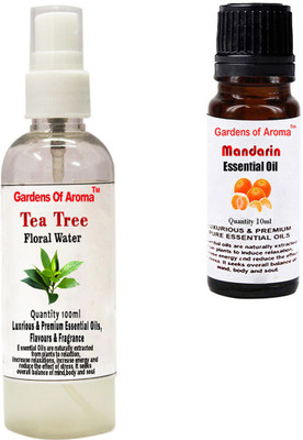 

Gardens Of Aroma Tea Tree Floral Water And Mandarin Essential Oil(110 ml)
