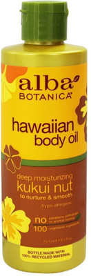 

Alba Botanica Hawaiian Body Oil Kukui Nut 8.5 Fl. Oz.(250 ml)