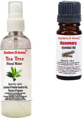 

Gardens Of Aroma Tea Tree Floral Water And Rosemary Essential Oil(110 ml)