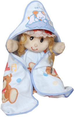 

Guru Kripa Baby Products Lighjt Blue Small Bath Robe(Baby Bathrobe Cum Towel, For: Baby Boys & Baby Girls, Lighjt Blue