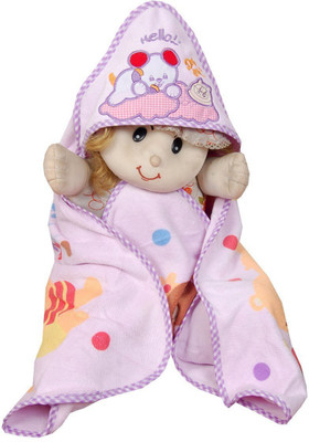 

Guru Kripa Baby Products Purple Small Bath Robe(Baby Bathrobe Cum Towel, For: Baby Boys & Baby Girls, Purple