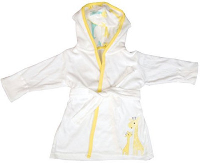 

Guru Kripa Baby Products White Medium Bath Robe(1 baby bath_robe, For: Baby Boys & Baby Girls, White