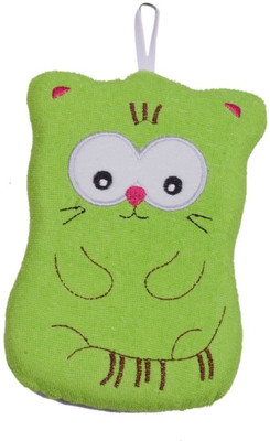 

Guru Kripa Baby Products Baby Infant Bathing Soft Sponge Cuticle Scrub Make baby Love Bath Pack Of 1 pcs. (Green.)