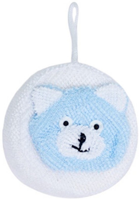 

Guru Kripa Baby Products Infant Bathing Soft Sponge Cuticle Scrub Make baby Love Bath (White)