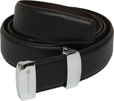 

Herman Hansen Men Casual, Party, Formal Black Genuine Leather Reversible Belt