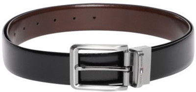 

Tommy Hilfiger Men Black Genuine Leather Belt