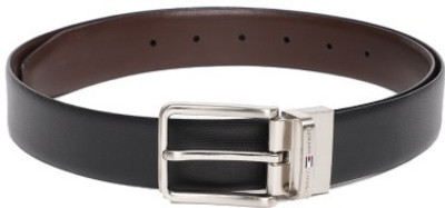 

Tommy Hilfiger Men Black Genuine Leather Belt